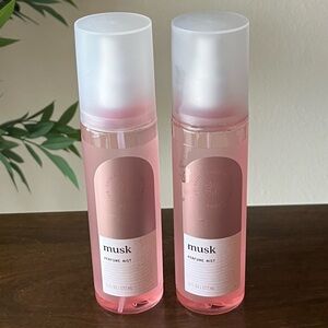 Two New Bath & Body Works Musk Perfume Mists 6 Oz Each